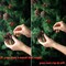 25 Pcs 1.6-2.4 Inches Christmas Pine Cones Decoration with String, Natural Rustic Pinecones Bulk Ornaments for Crafting for Home Accent Decor, Fall Thanksgiving Tree Decoration